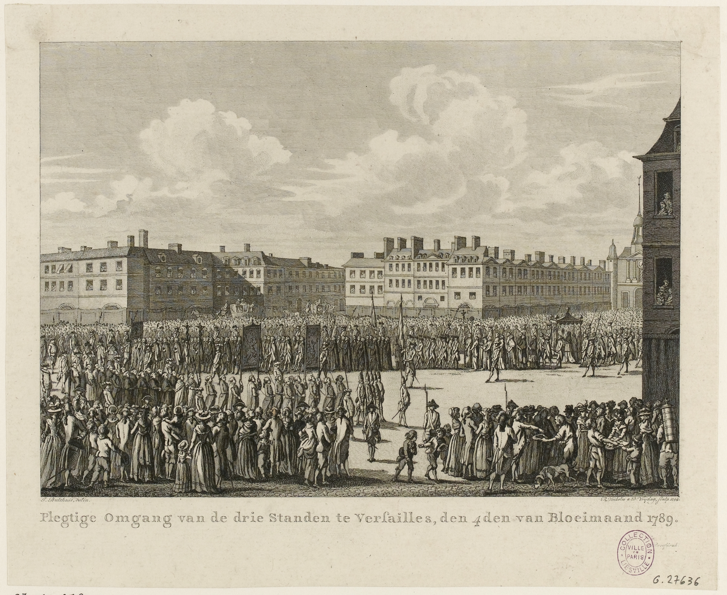 French Royal parade in Paris